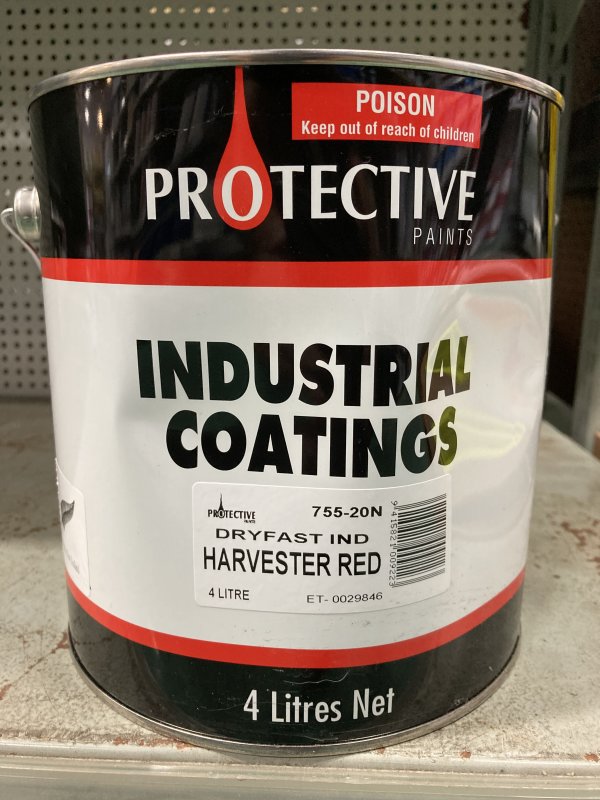 PR Fast Dry Enamel Harvester Red 4L
