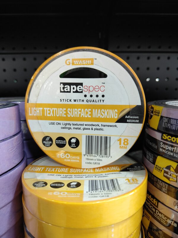 TS Washi Tape Gold Medium Ad 18mm