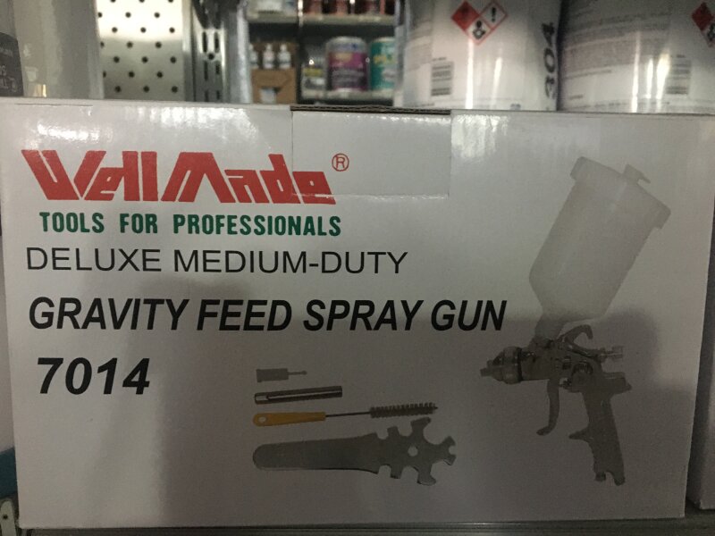 HI W/M 7014 Gravity Spray Gun 2.0mm & Cup