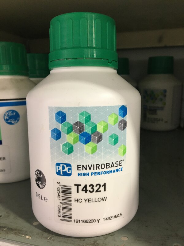 ENVIROBASE T4321 HC YELLOW 500ML