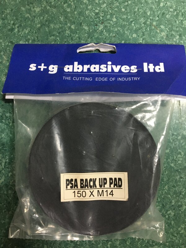SG Back Up Pad Vinyl 150mm M14