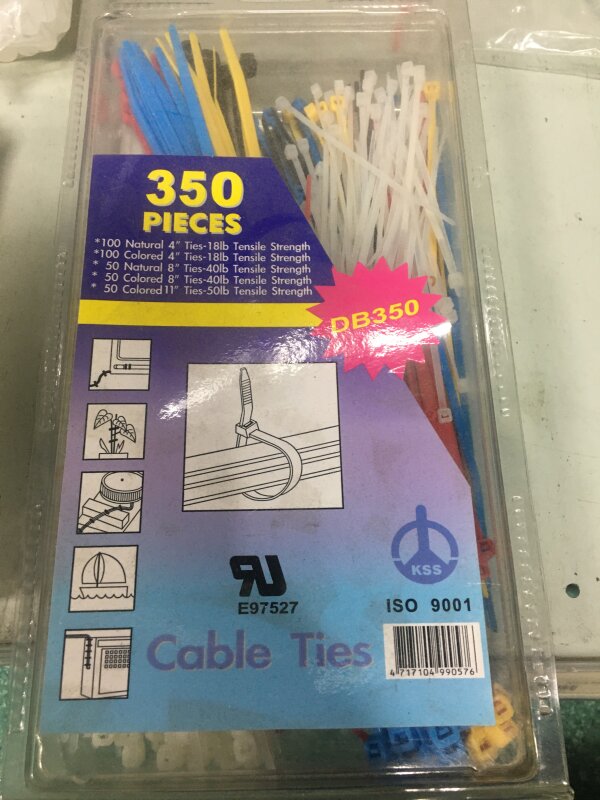 HO Cable Ties- Multipak 350 Assorted