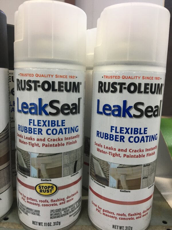HA Rustoleum Leak Seal Aerosol Clear
