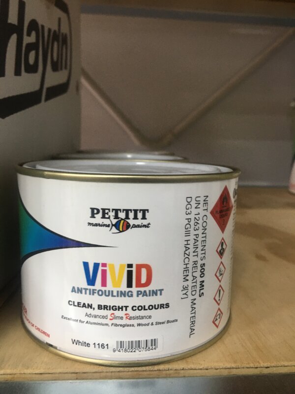 AYB Pettit Vivid Antifoul White 500ml