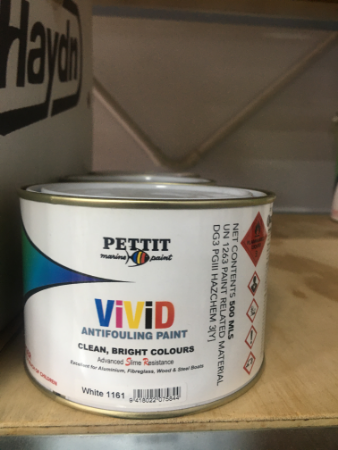 AYB Pettit Vivid Antifoul White 500ml