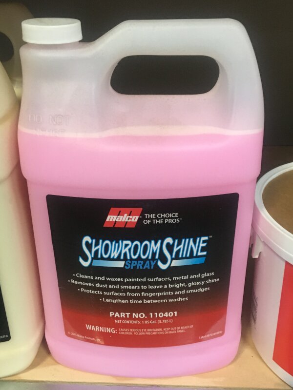 CC MALCO Showroom Shine and Wax 3.78ltr