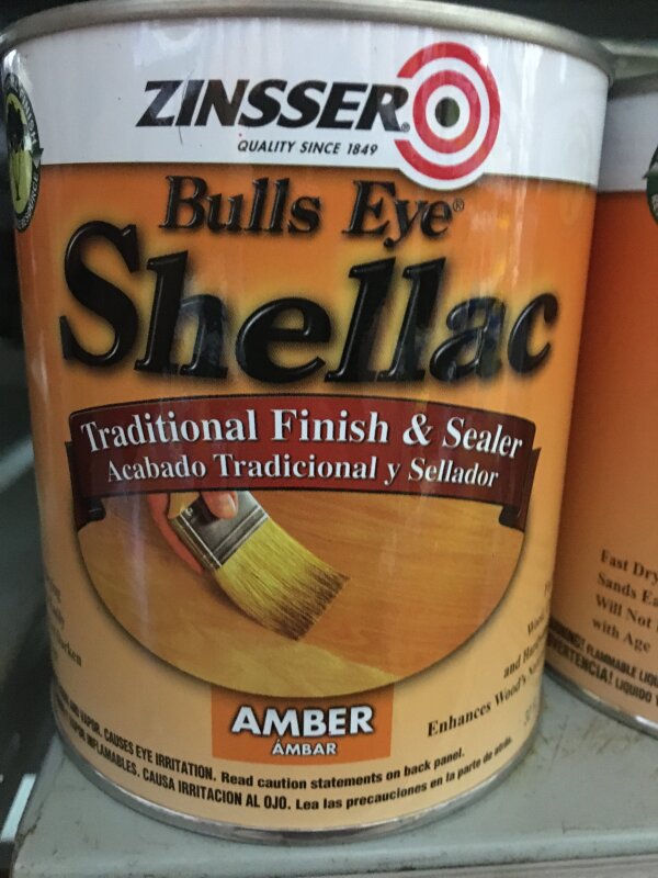 Bullseye Amber Shellac-0.95 litre - 1 Quart