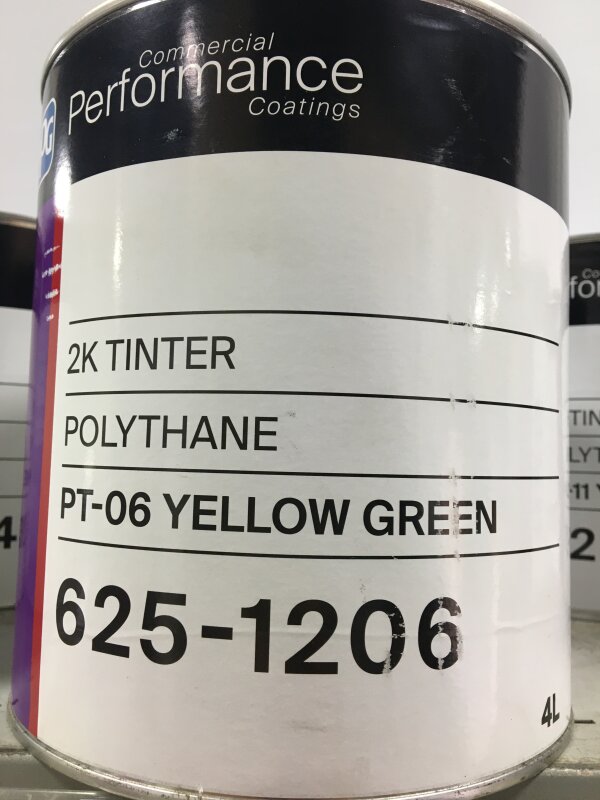 625 POLYTHANE PT-06 YELLOW GREEN 4L (GRP 3)