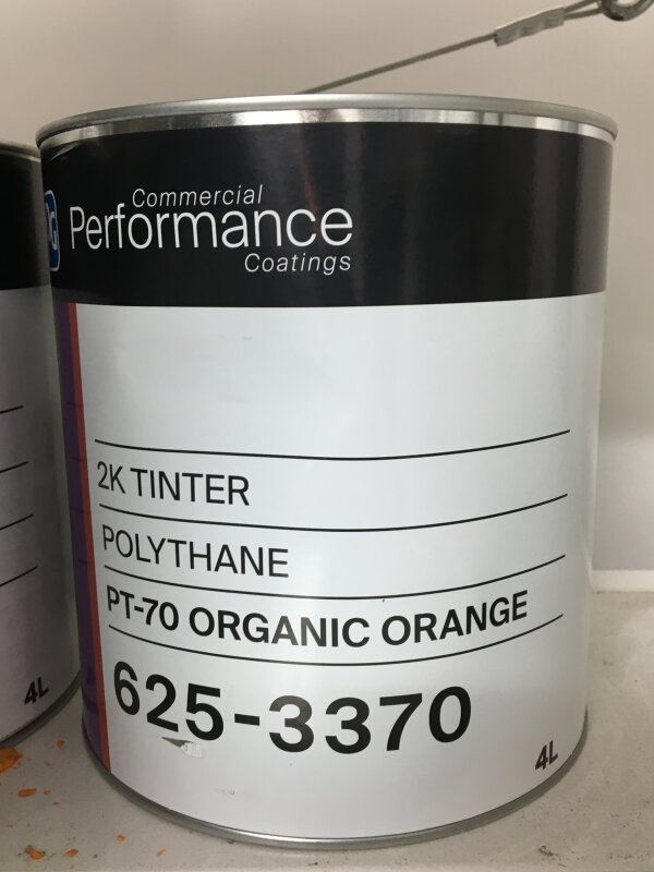 625 POLYTHANE PT-70 ORGANIC ORANGE 4L (GRP 4)