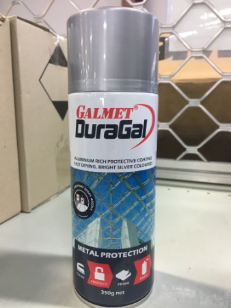 Galmet DuraGal Silver Paint 350g Aero