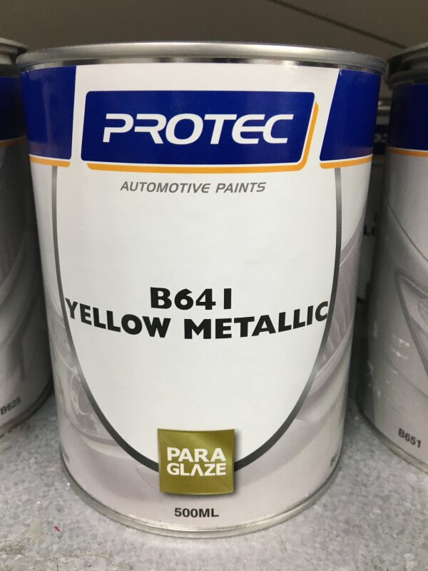 PARAGLAZE B641 YELLOW METALLIC 500ML (GRP 3)
