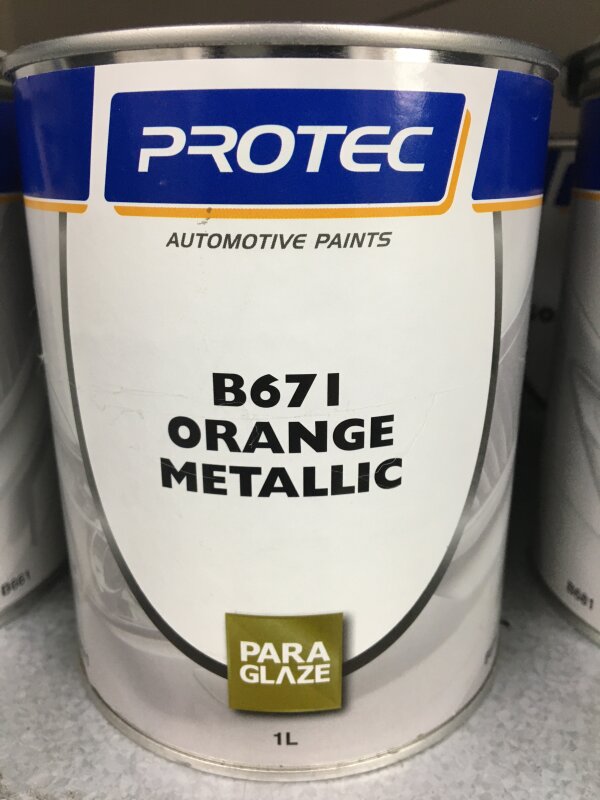 PARAGLAZE B671 ORANGE METALLIC 1L (GRP 3)