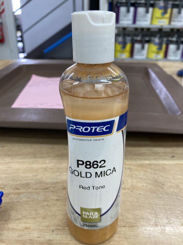 PARAGLAZE P862 GOLD MICA - RED TONE 250ML