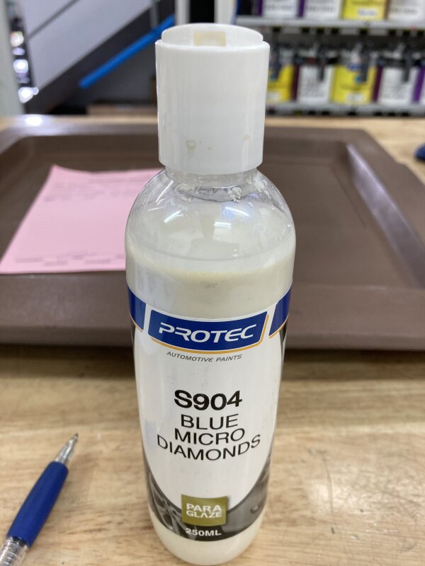 PARAGLAZE S904 BLUE MICRO DIAMONDS 250ML