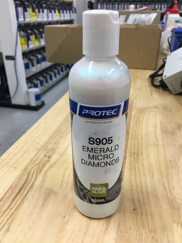 PARAGLAZE S905 EMERALD MICRO DIAMONDS 250ML