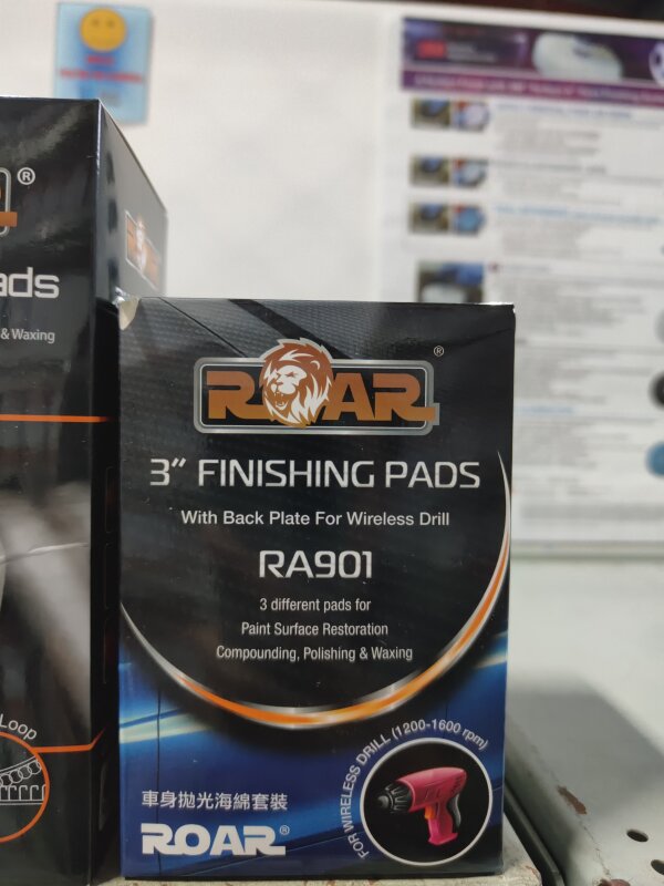 Roar 3 inch Finishing Pads KIT