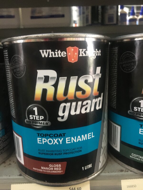 RustGuard Epoxy Enamel Manor Red 1L