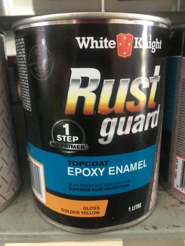 RustGuard Epoxy Enamel Golden Yellow 1L