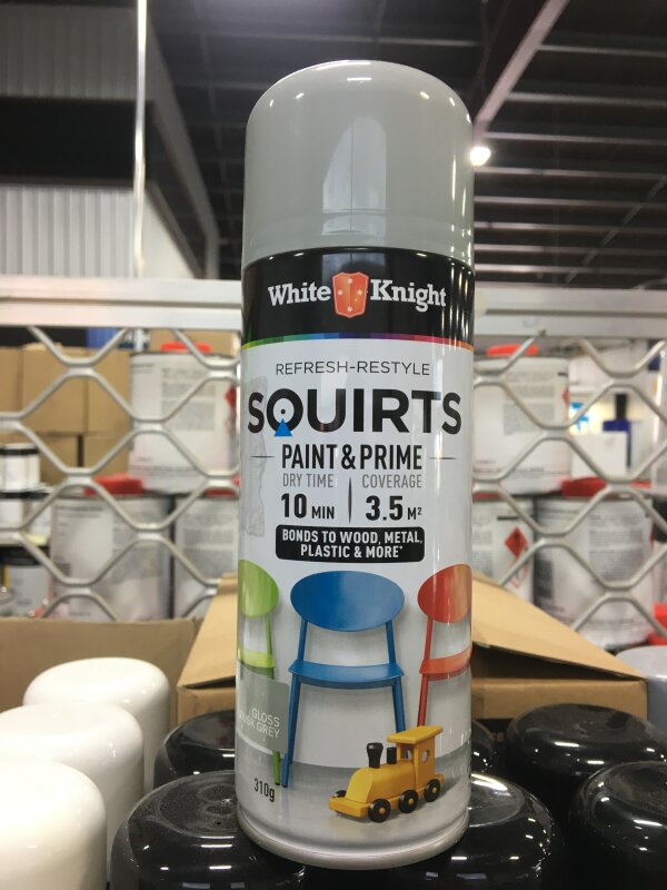 White Knight Squirts Dusk Grey 310gm