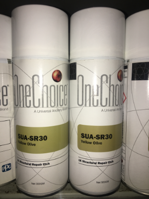 AEROSOL 1K STRUCTURAL REPAIR ETCH - YELLOW OLIVE