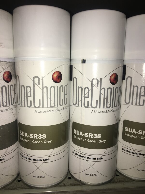 AEROSOL 1K STRUCTURAL REPAIR ETCH - EUROPEAN GREEN GREY