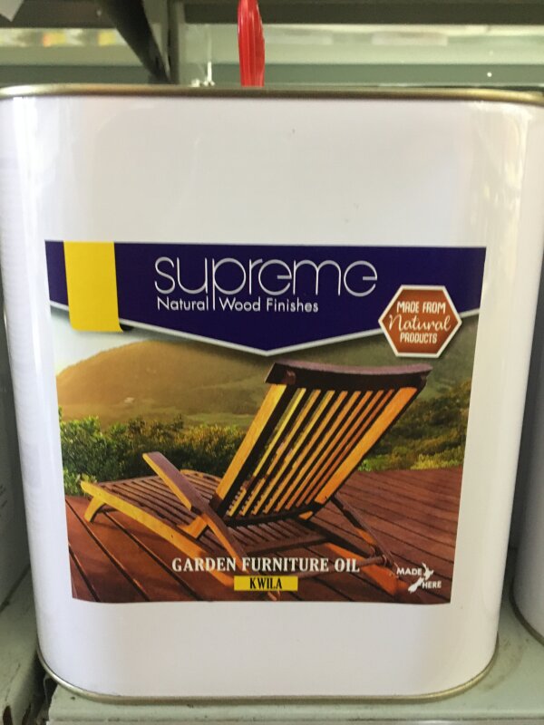 Supreme Garden Furniture Oil Kwila 4L