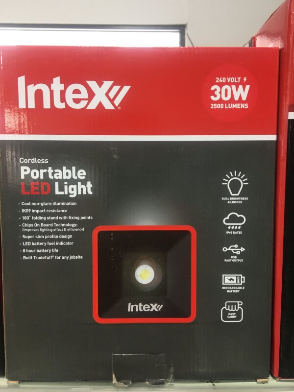 AX Intex 20w Rechargeable LED Worklight