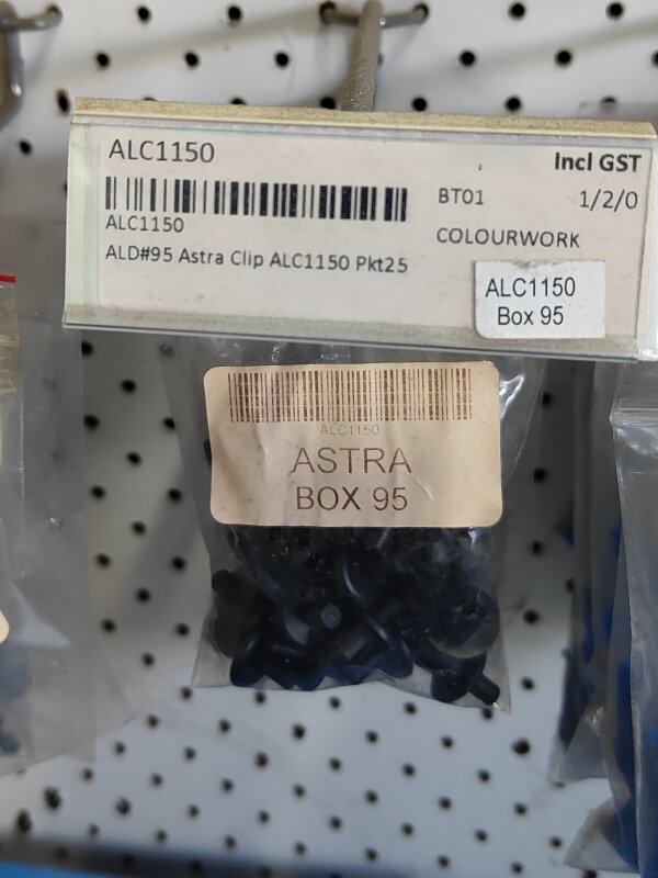 ALD#95 Astra Clip ALC1150 Pkt25