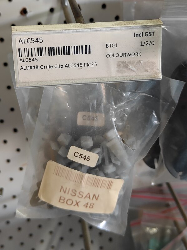 ALD#48 Grille Clip ALC545 Pkt25