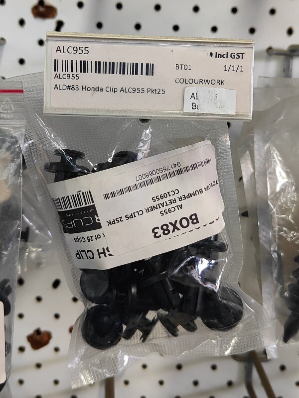 ALD#83 Honda Clip ALC955 Pkt25