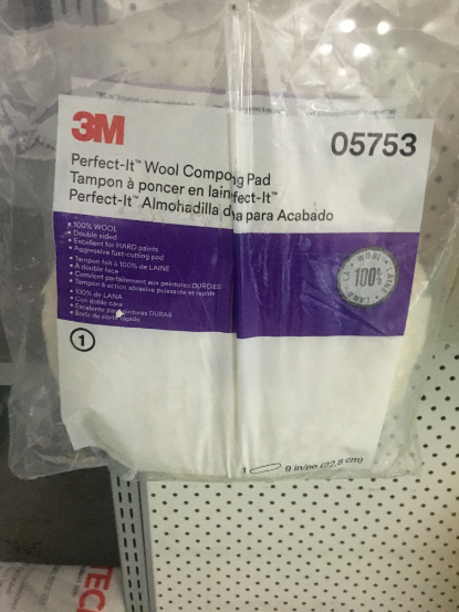 3M PERFECT-IT 228mm Wool Compound Pad QC 05753