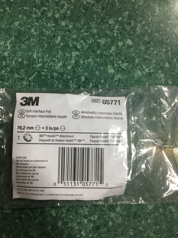 3M Hookit Interface Pad 76mm Multi Hole