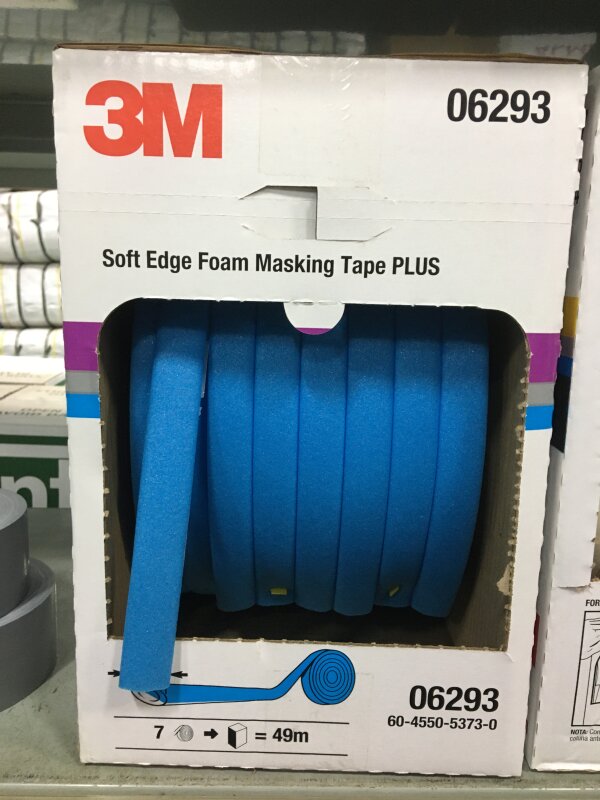 3M SoftEdge Foam Tape PLUS 21mmx49m Blue