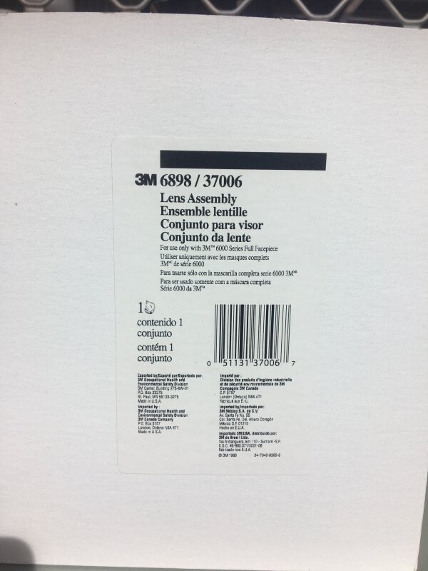 3M 6898 Lens Assembly for 6800  (6000FF)