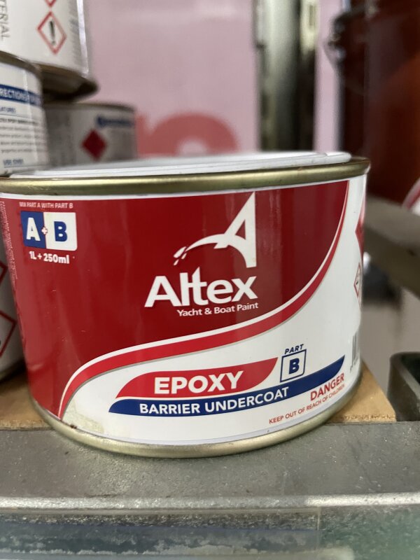 AYB Epoxy Barrier UnderCoat Part B 250ml
