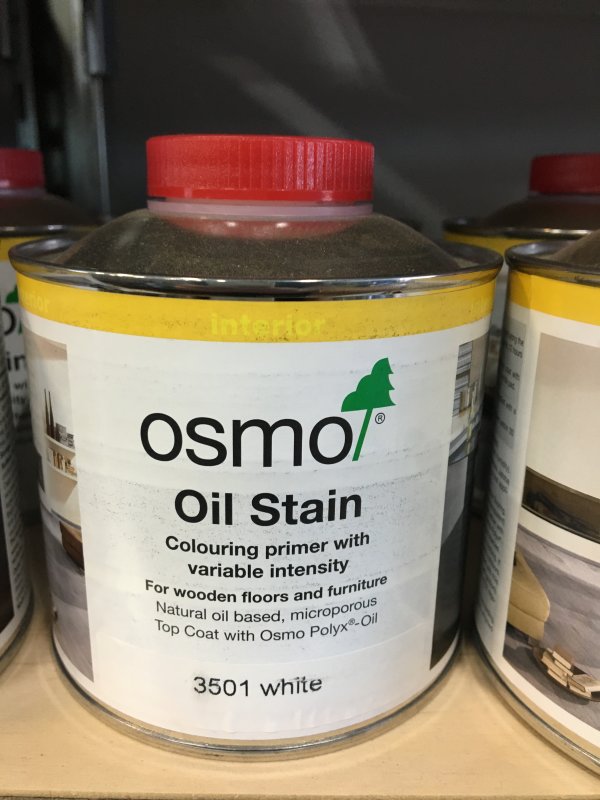 Osmo Oil Stain White 500ml Wynn Fraser