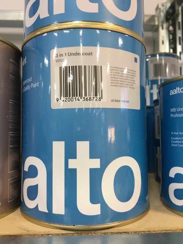 Aalto 3 in 1 Undercoat White 1L