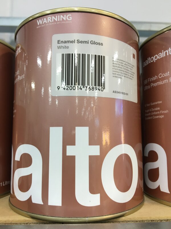 Procoat Enamel Semi Gloss White OB 1L