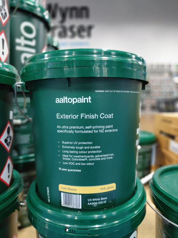 Aalto Ultra Premium Exterior Low Sheen 1/4 White Base 10L