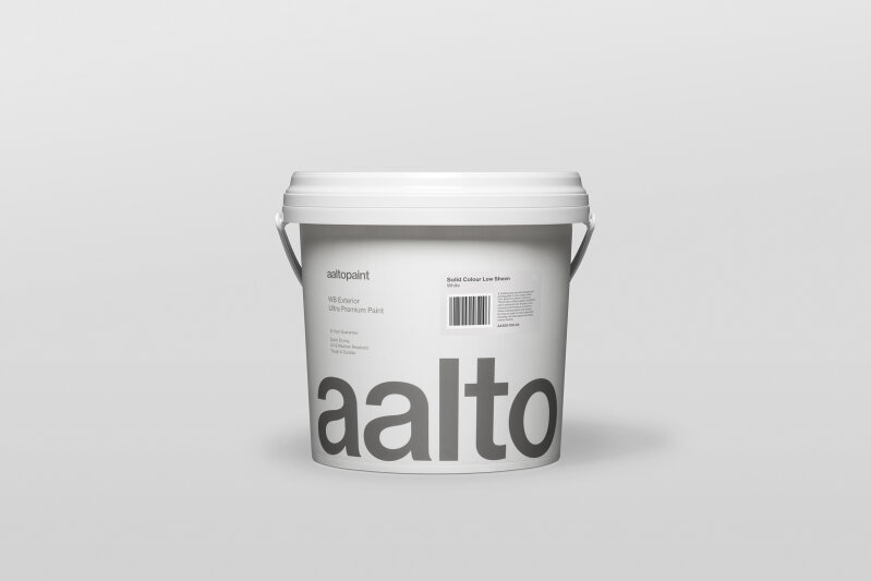 Aalto Exterior Solid Colour Low Sheen Ebony 4L
