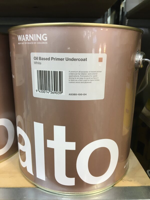 Procoat Oil Based Primer Undercoat White 1L