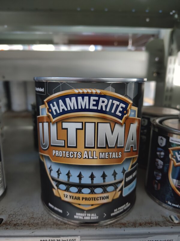 HM HAMMERITE ULTIMA DARK GREY 750ML