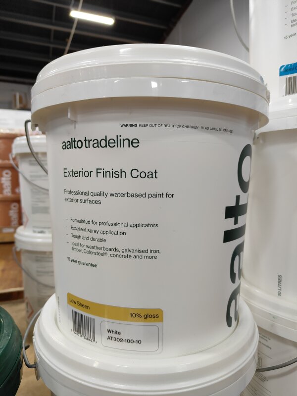 Aalto Trade Exterior Low Sheen White 10L