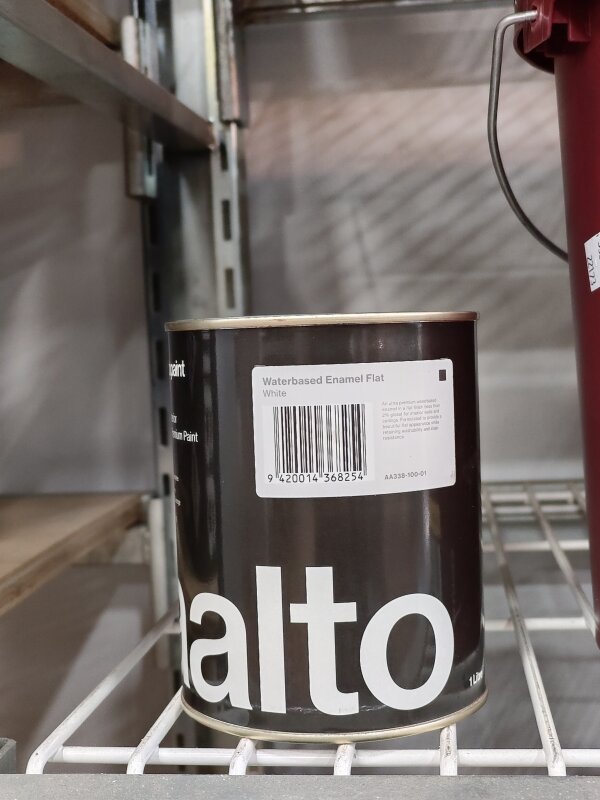 Aalto Ultra Premium Waterbased Enamel Flat White 1L