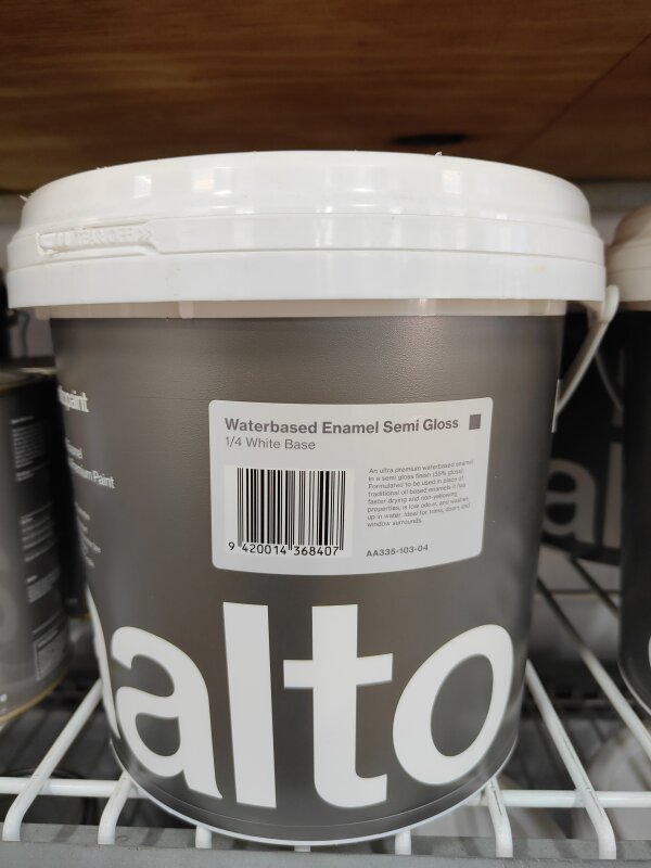 Aalto WB Enamel SemiGloss 1/4 White 4L