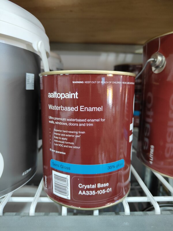 Aalto WB Enamel Semi Gloss Crystal 1L