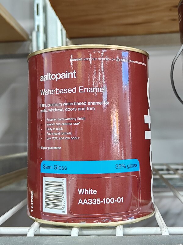 Aalto WB Enamel Semi Gloss White 1L