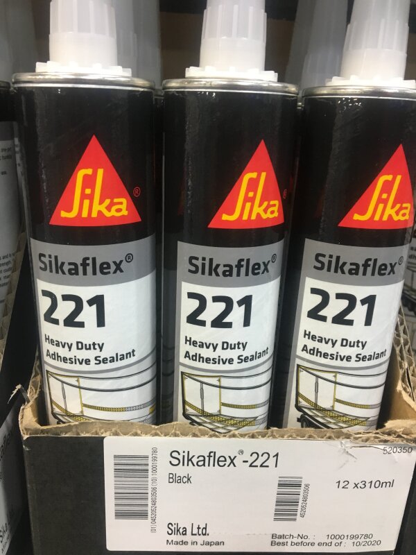 SK Sikaflex 221 - Black 310ml Cartridge