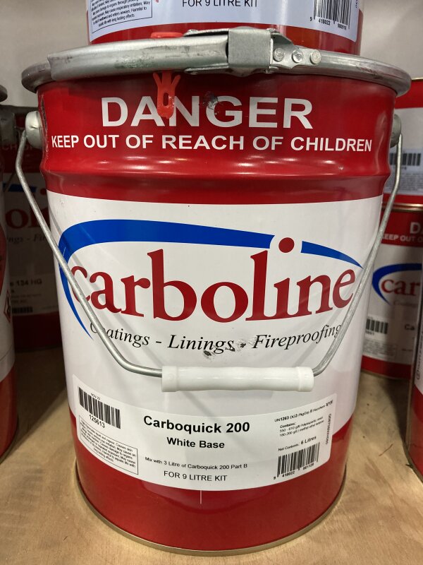 AL CARBOQUICK 200 WHITE PART A 6 LITRE