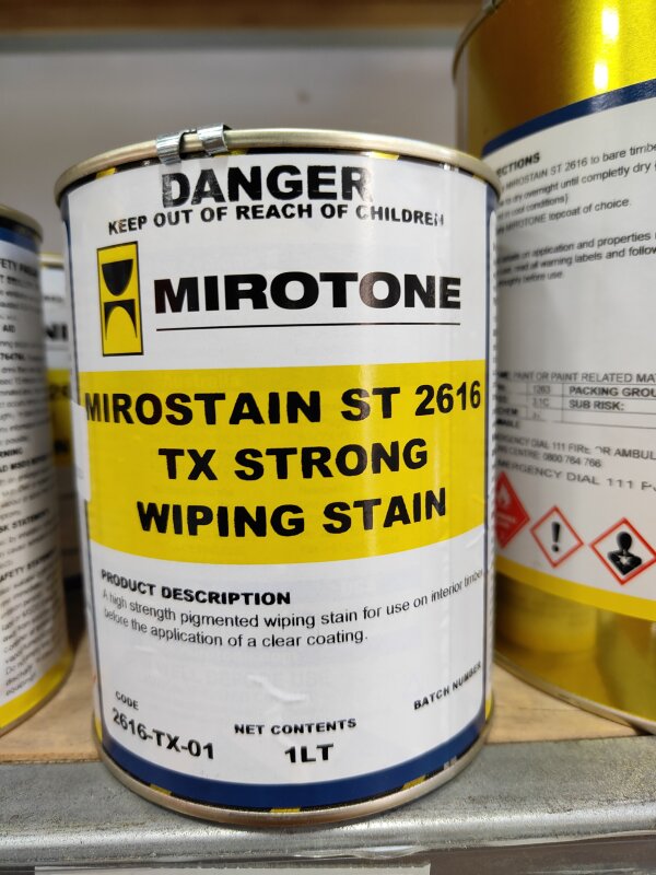 MI Mirostain 2616-TX STRONG WIPING STAIN 1LTR